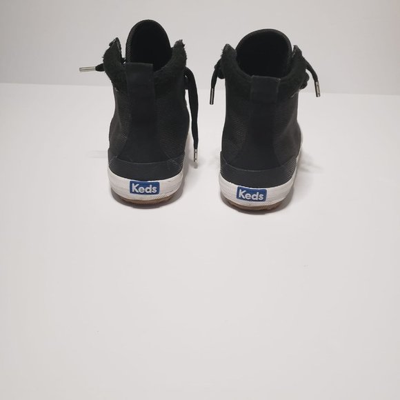 Keds Women Size 6 High Top Faux Fur Fall Winter - Picture 4 of 8